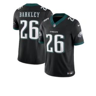 Saquon Barkley, Philadelphia Eagles Nike Vapor F.U.S.E. Limited Jersey - Black